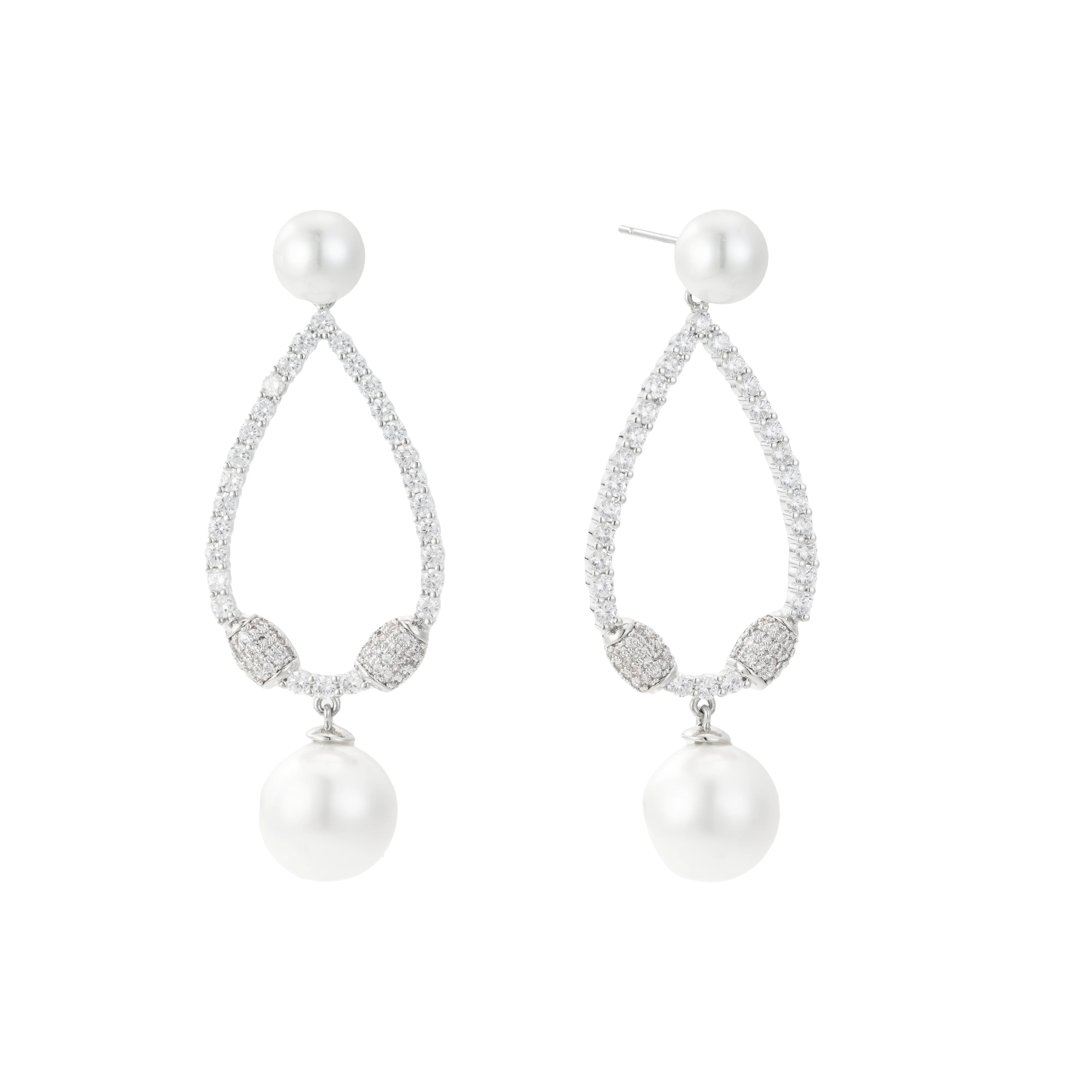Muse Pearl Drop Earrings - Image 9