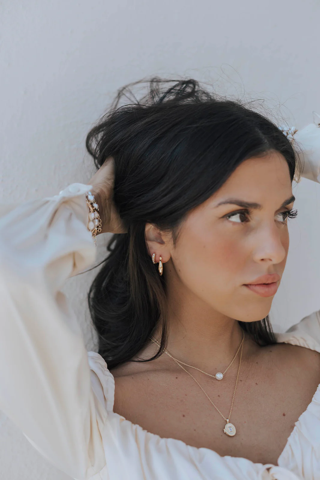 Nadia Classic Gold Hoops - Image 8
