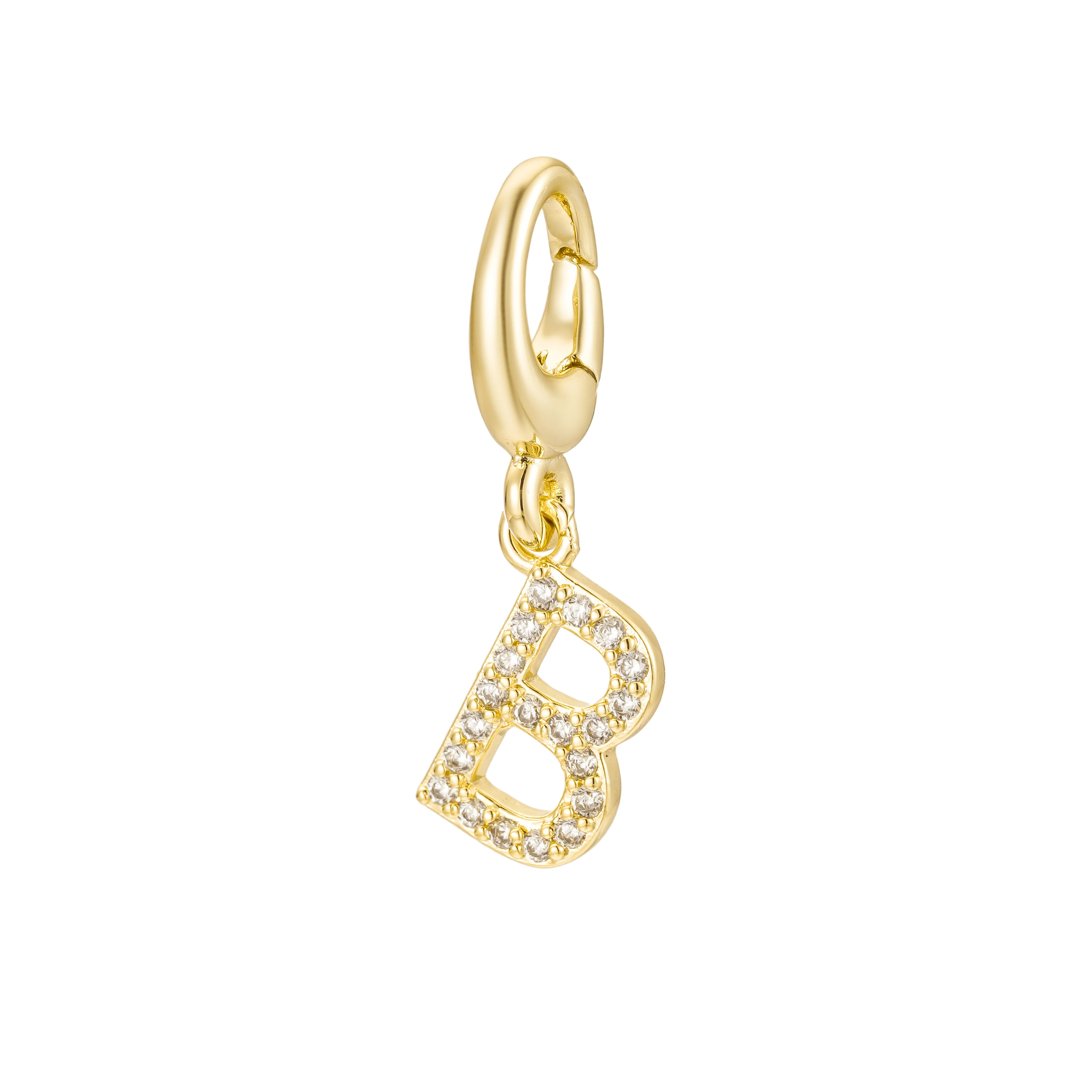 Pave Initial Charm - Image 3