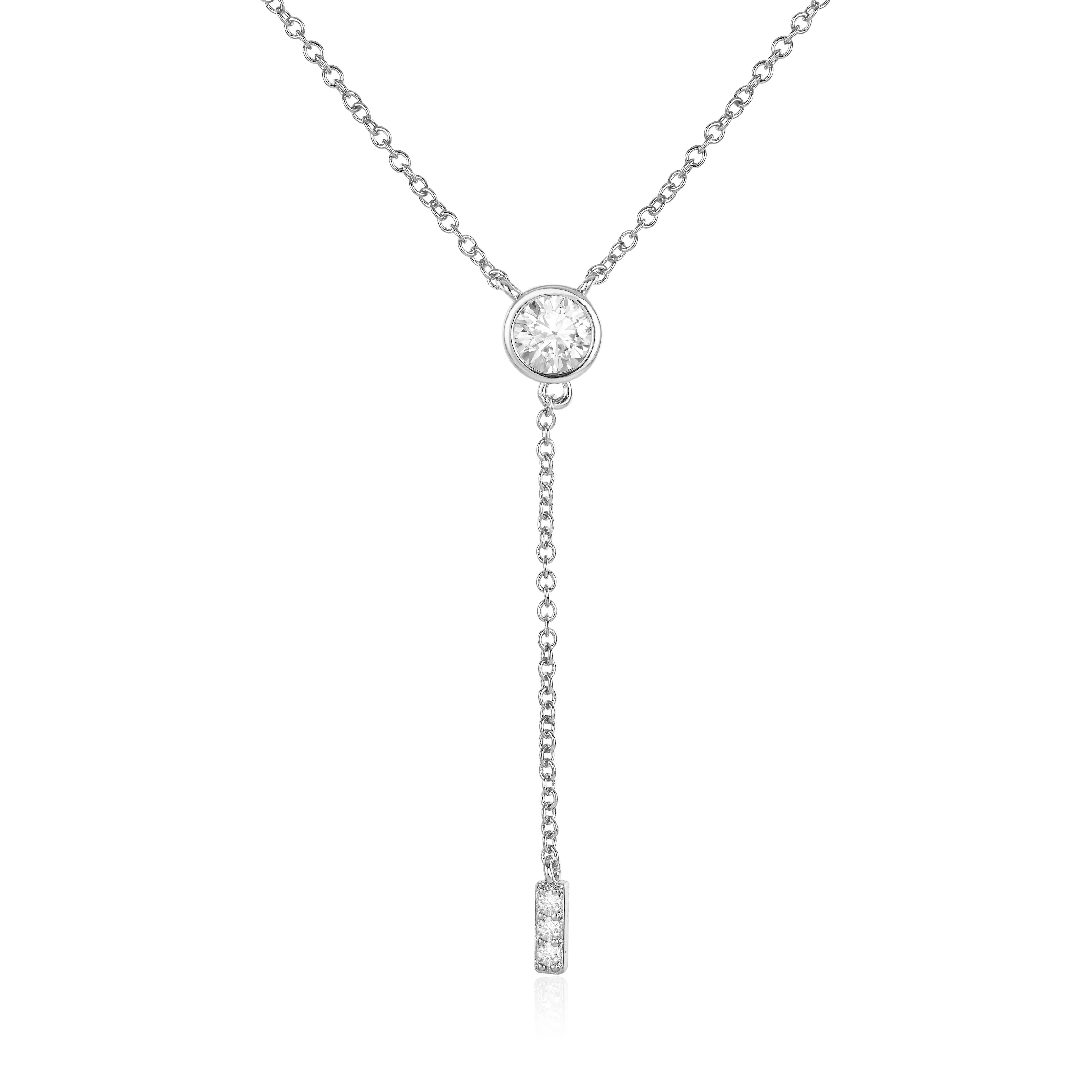 Pilar Crystal Drop Pendant - Image 2