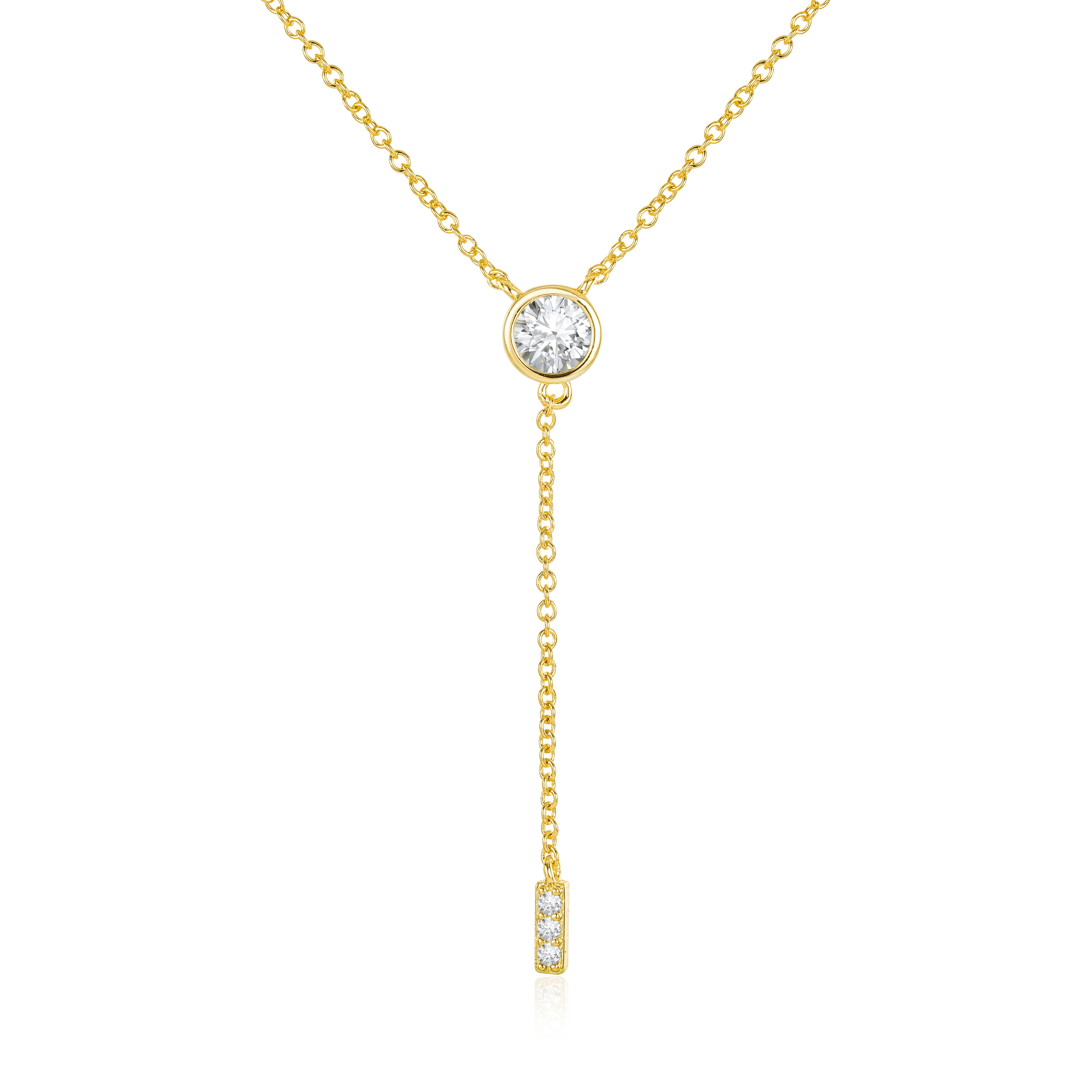 Pilar Crystal Drop Pendant - Image 3