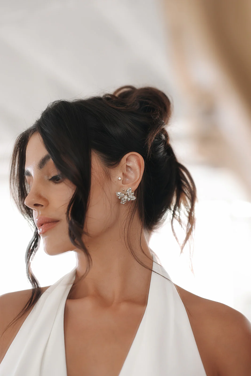 Quinn Crystal Stud Earrings - Image 4