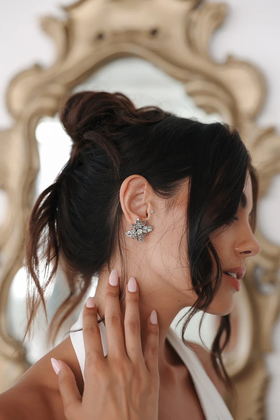 Quinn Crystal Stud Earrings - Image 7