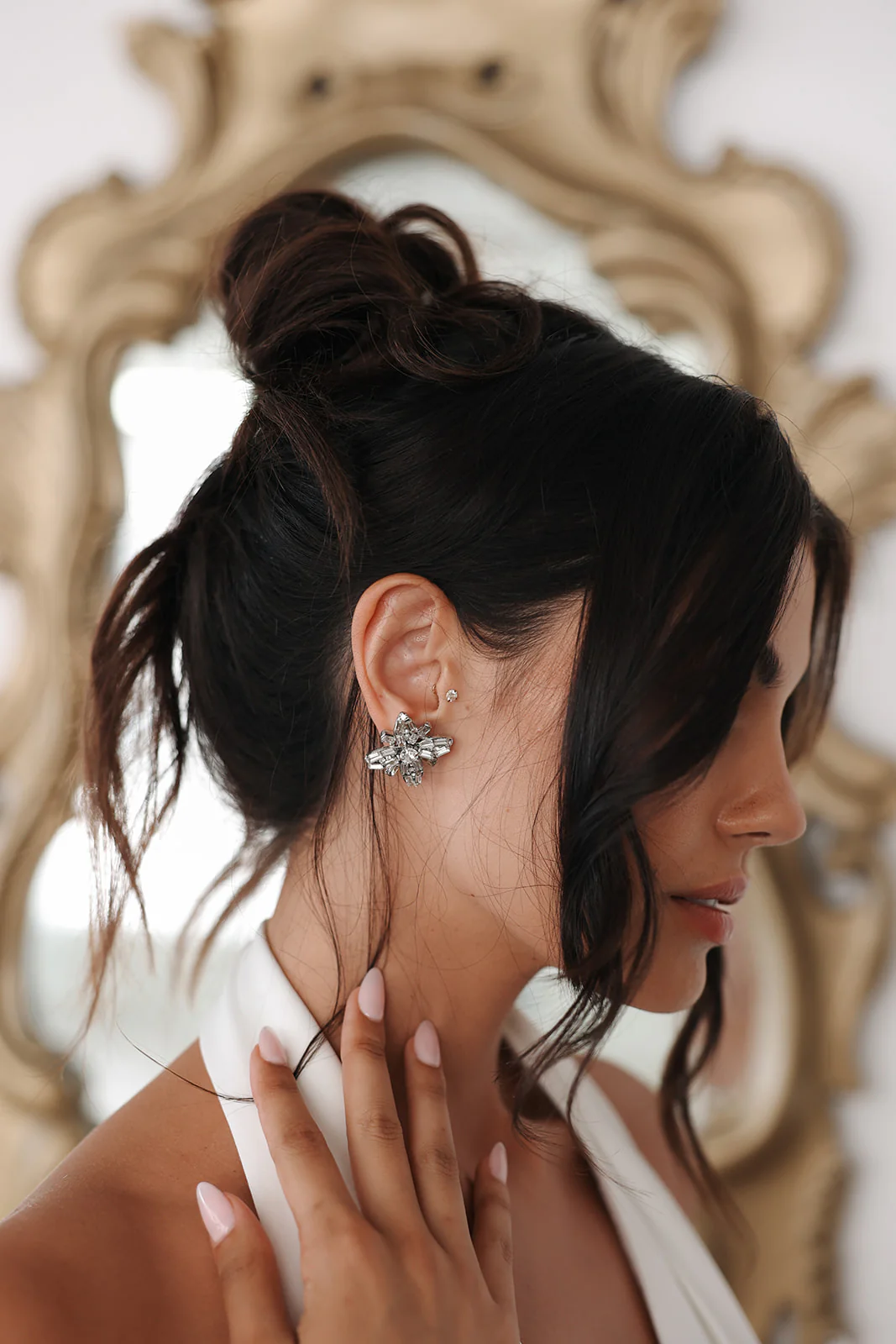 Quinn Crystal Stud Earrings - Image 9