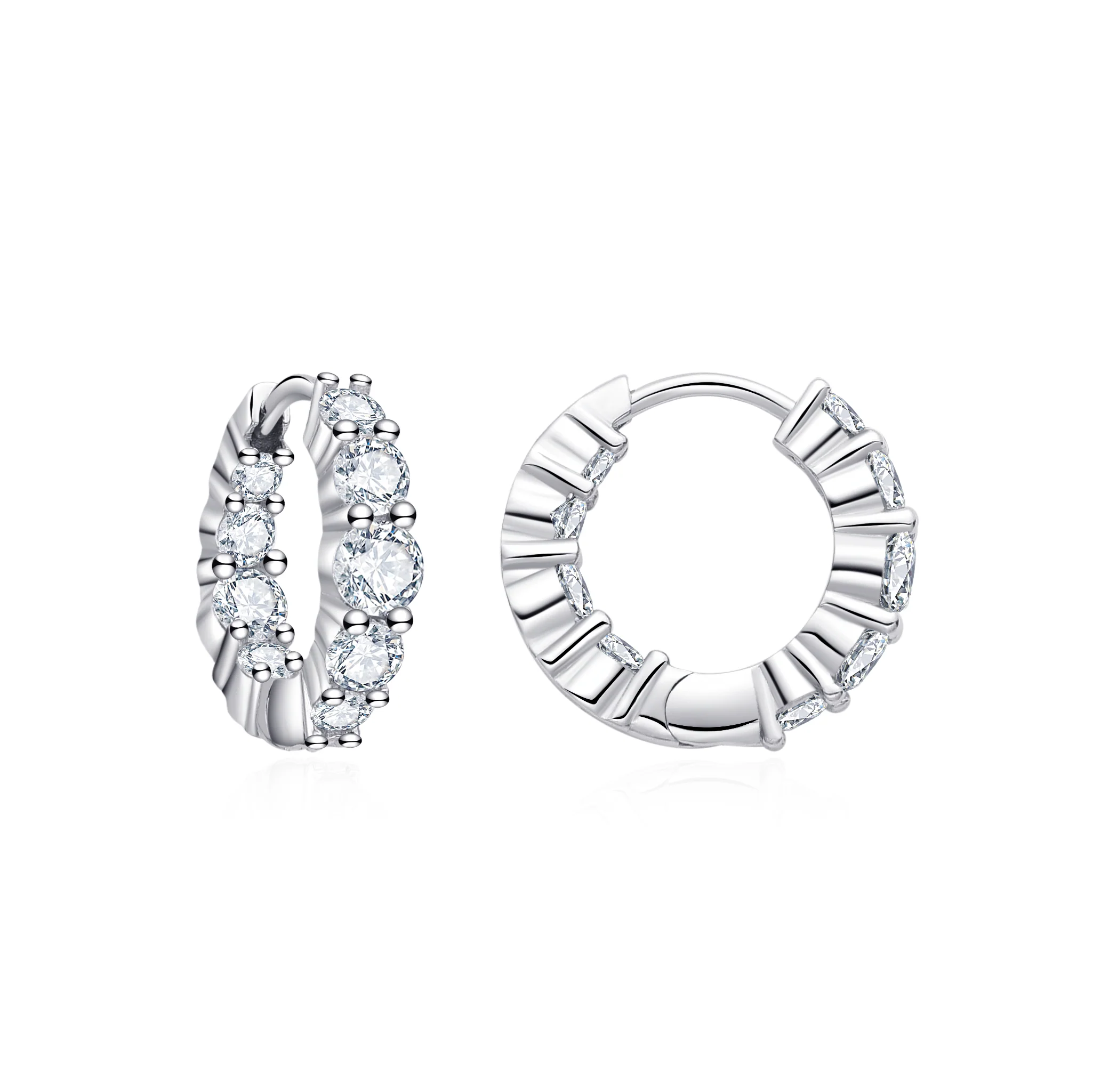 Riviera Crystal Hoops - Image 4