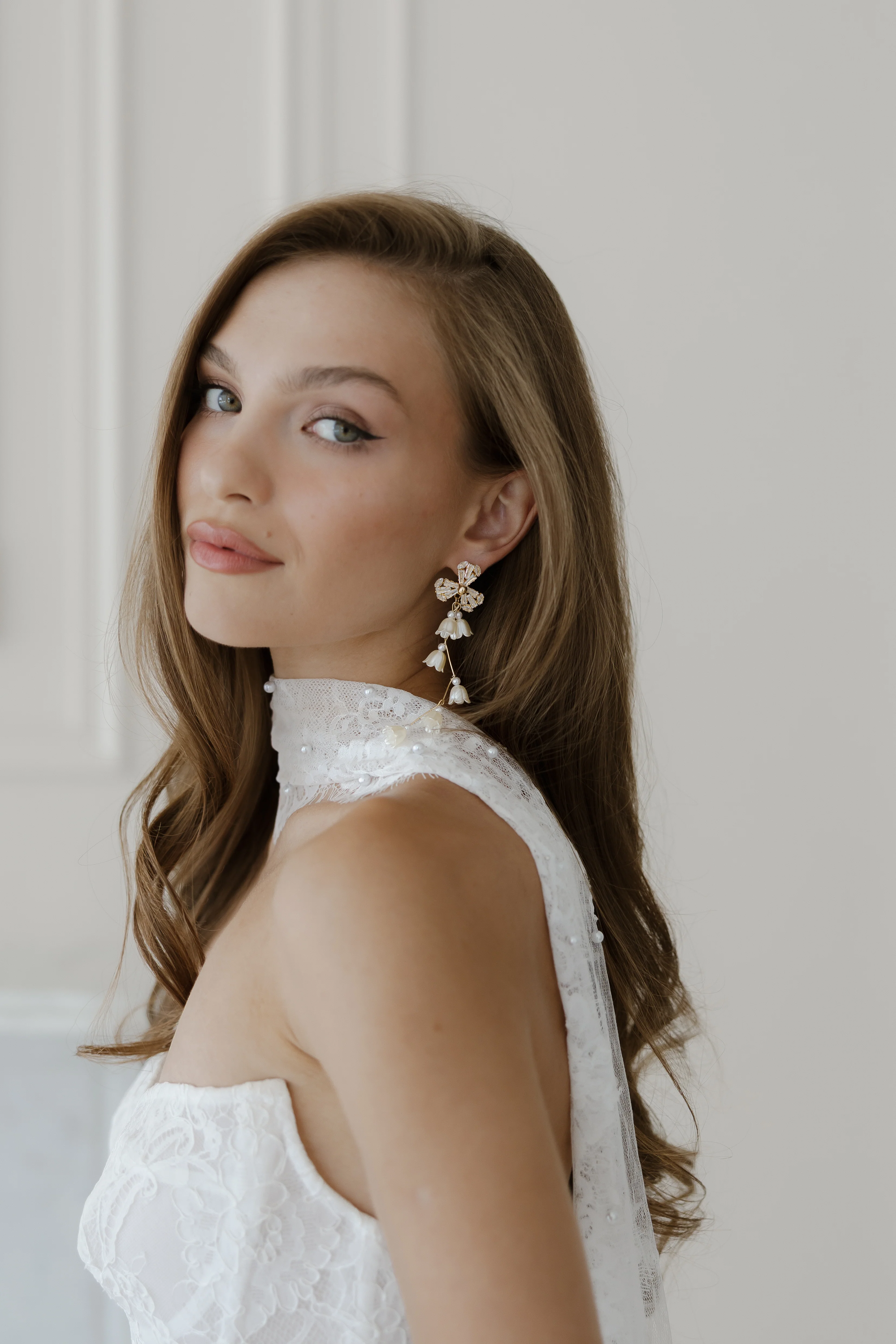 Soiree Crystal Drop Earrings - Image 3
