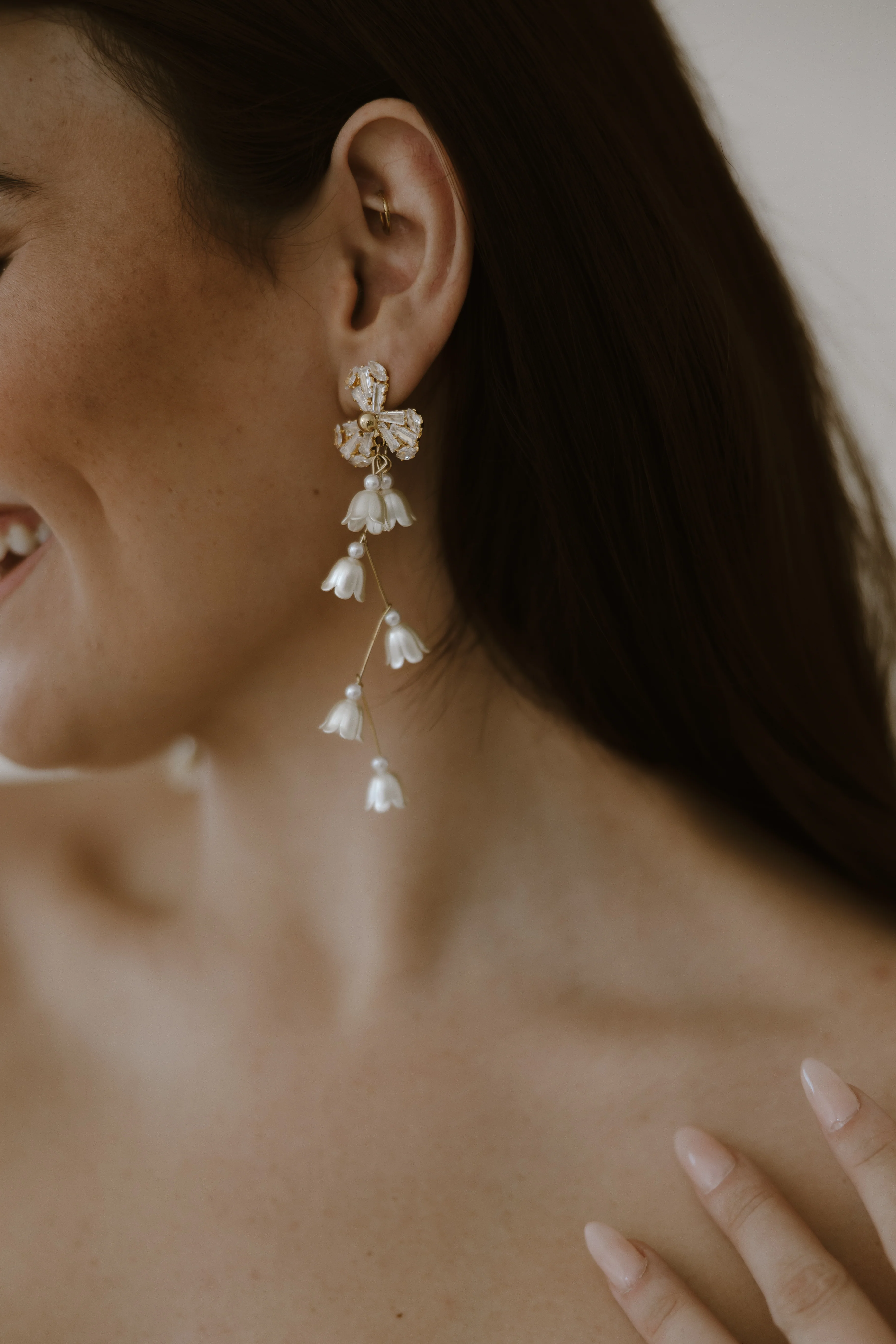 Soiree Crystal Drop Earrings - Image 7