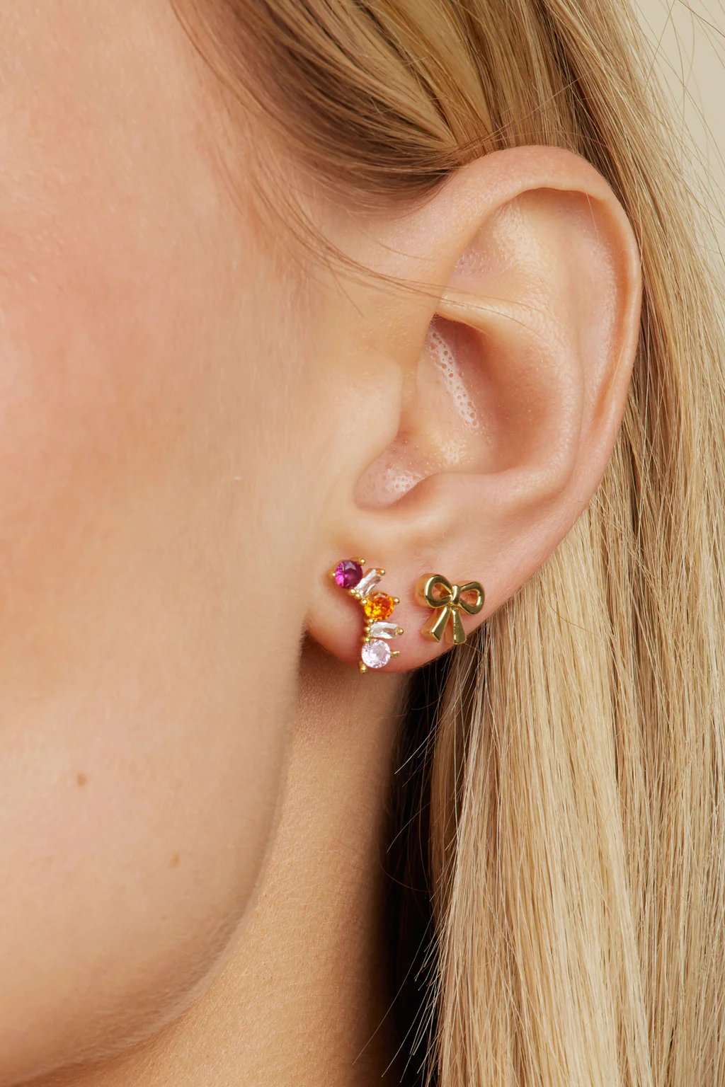 Stud Set of 3 - Bow - Image 5