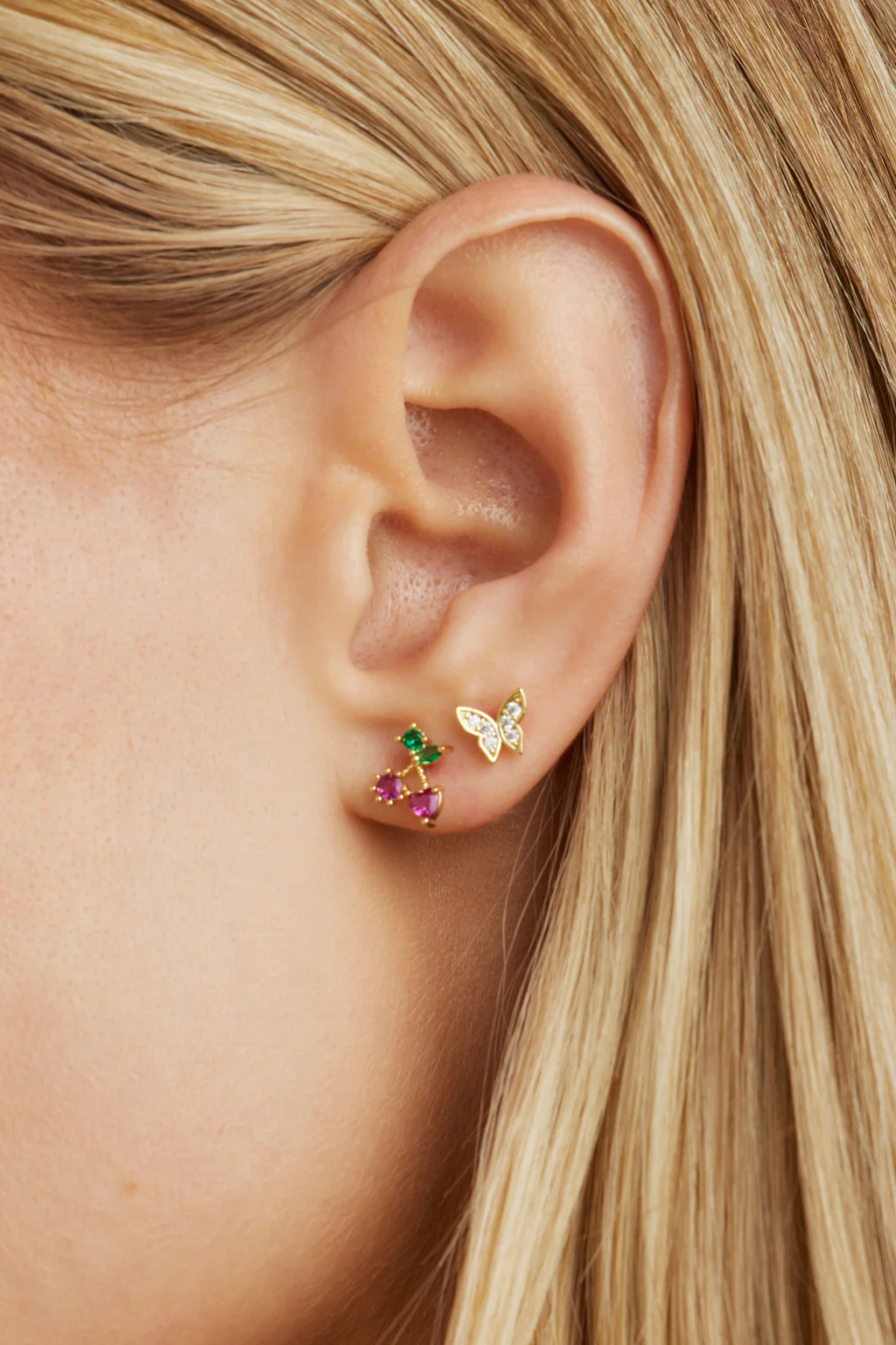 Stud Set of 3 - Cherry - Image 4