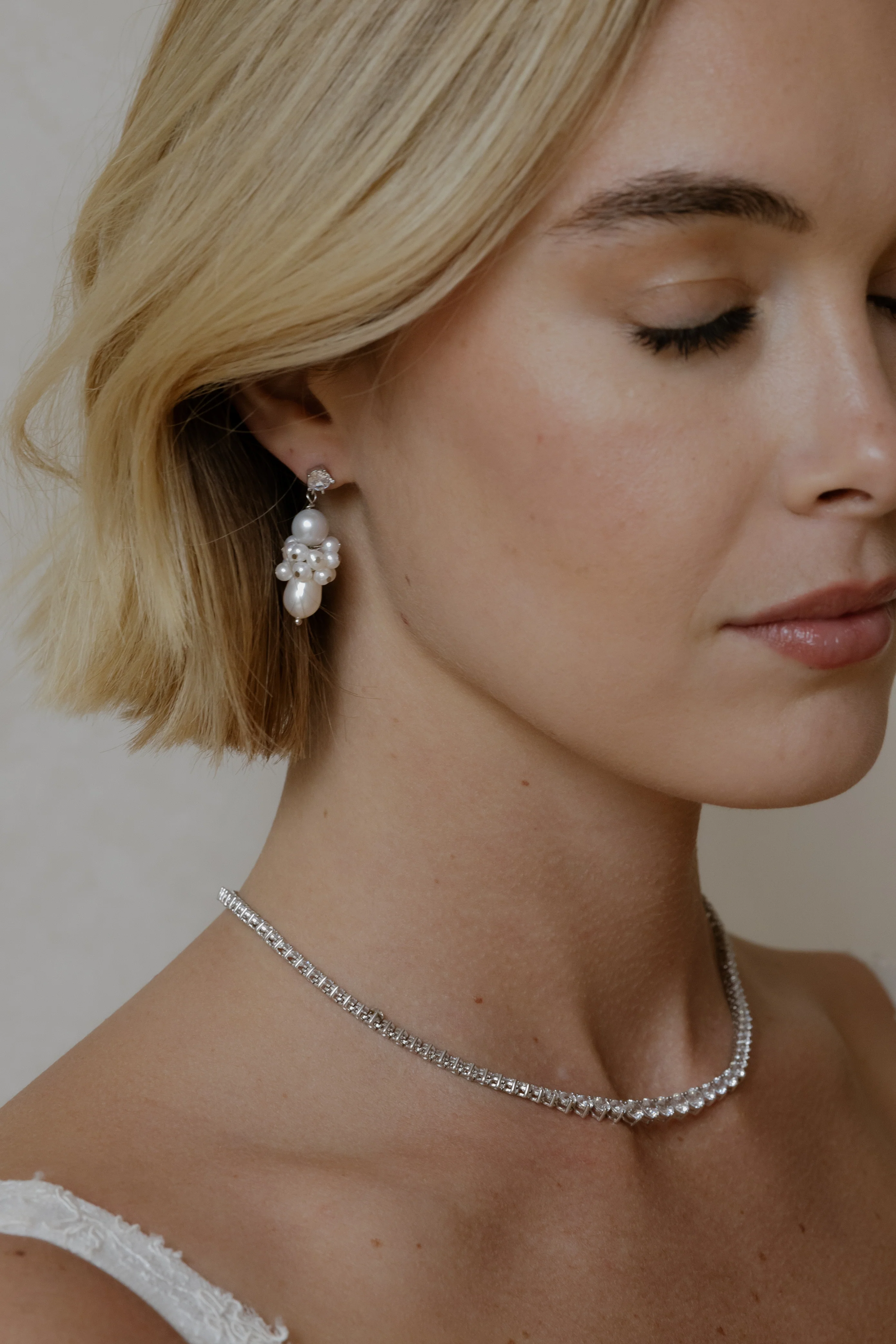 Sydney Pearl Drop Earrings - Image 9