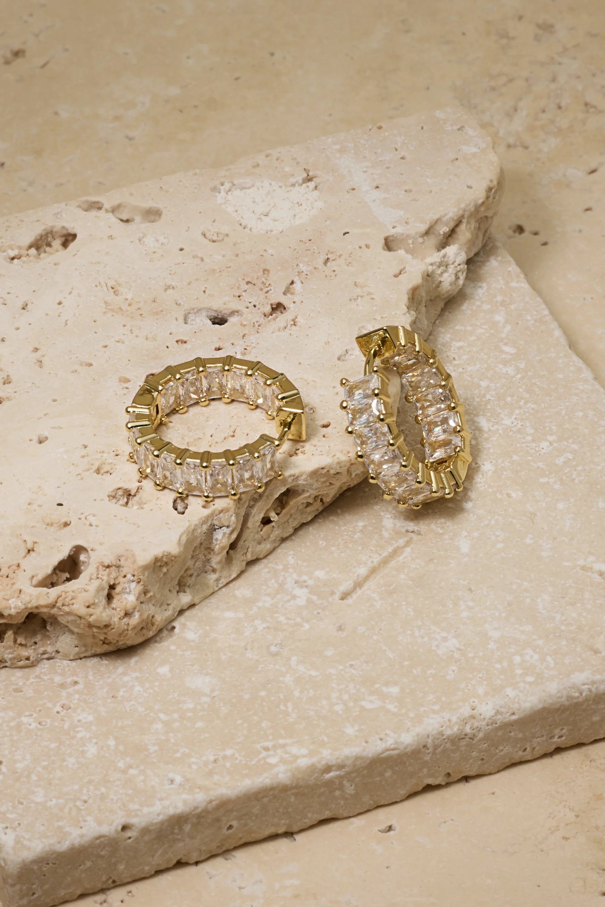 Taryn Crystal Hoops - Image 4