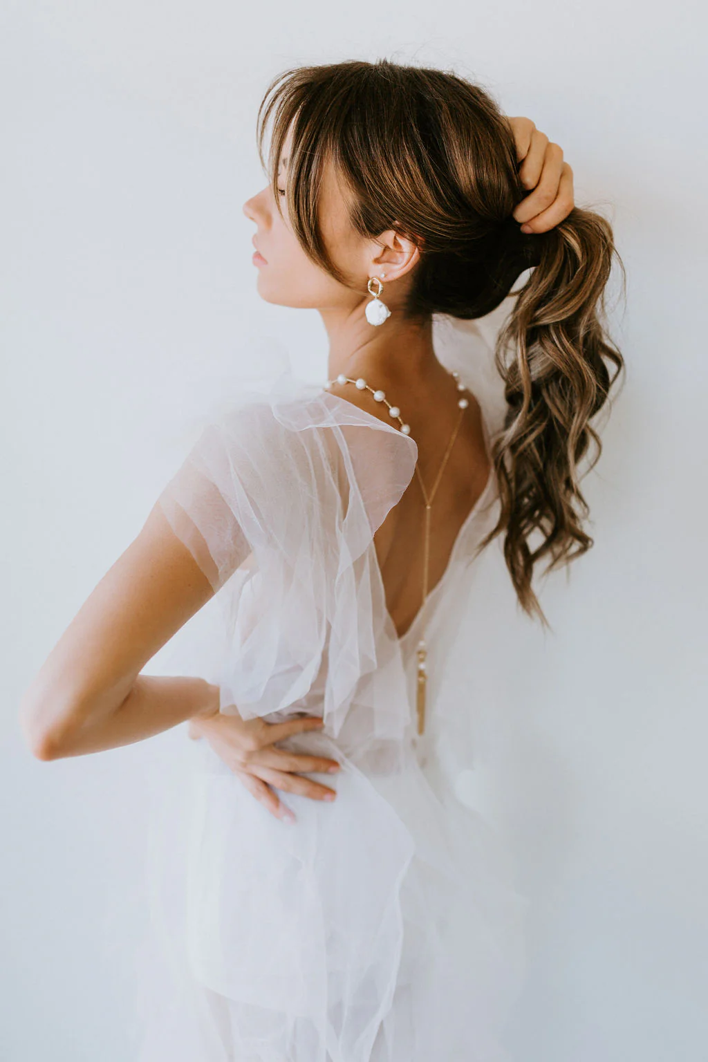 Timeless Pearl Lariat Necklace - Image 10