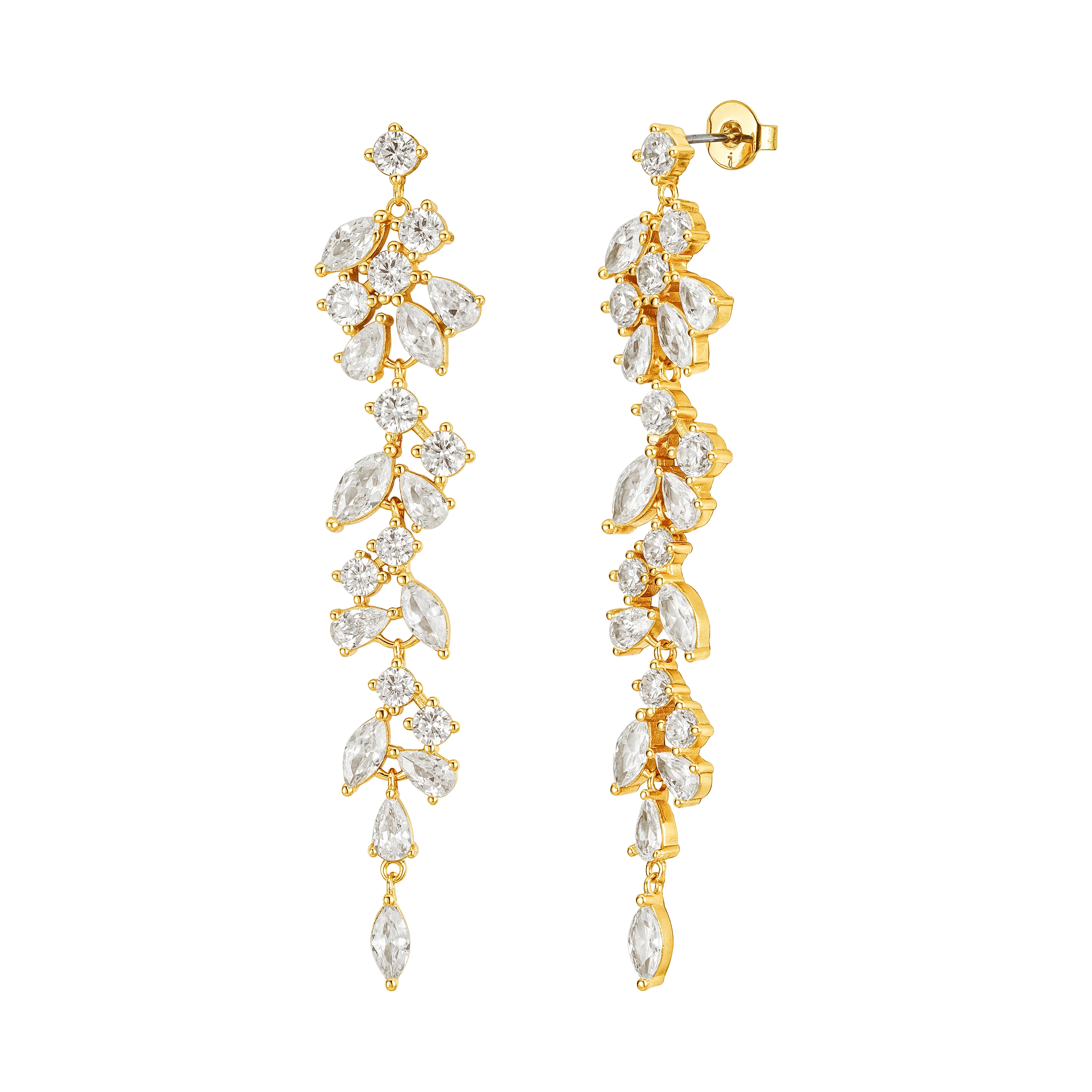 Trixie Crystal Drop Earrings - Image 3
