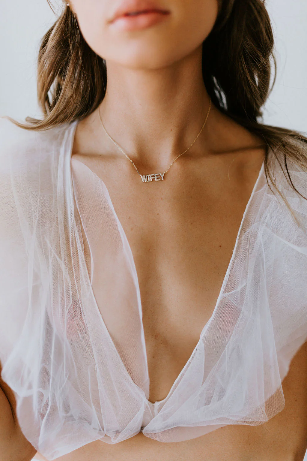 WIFEY Pave Necklace - Image 2