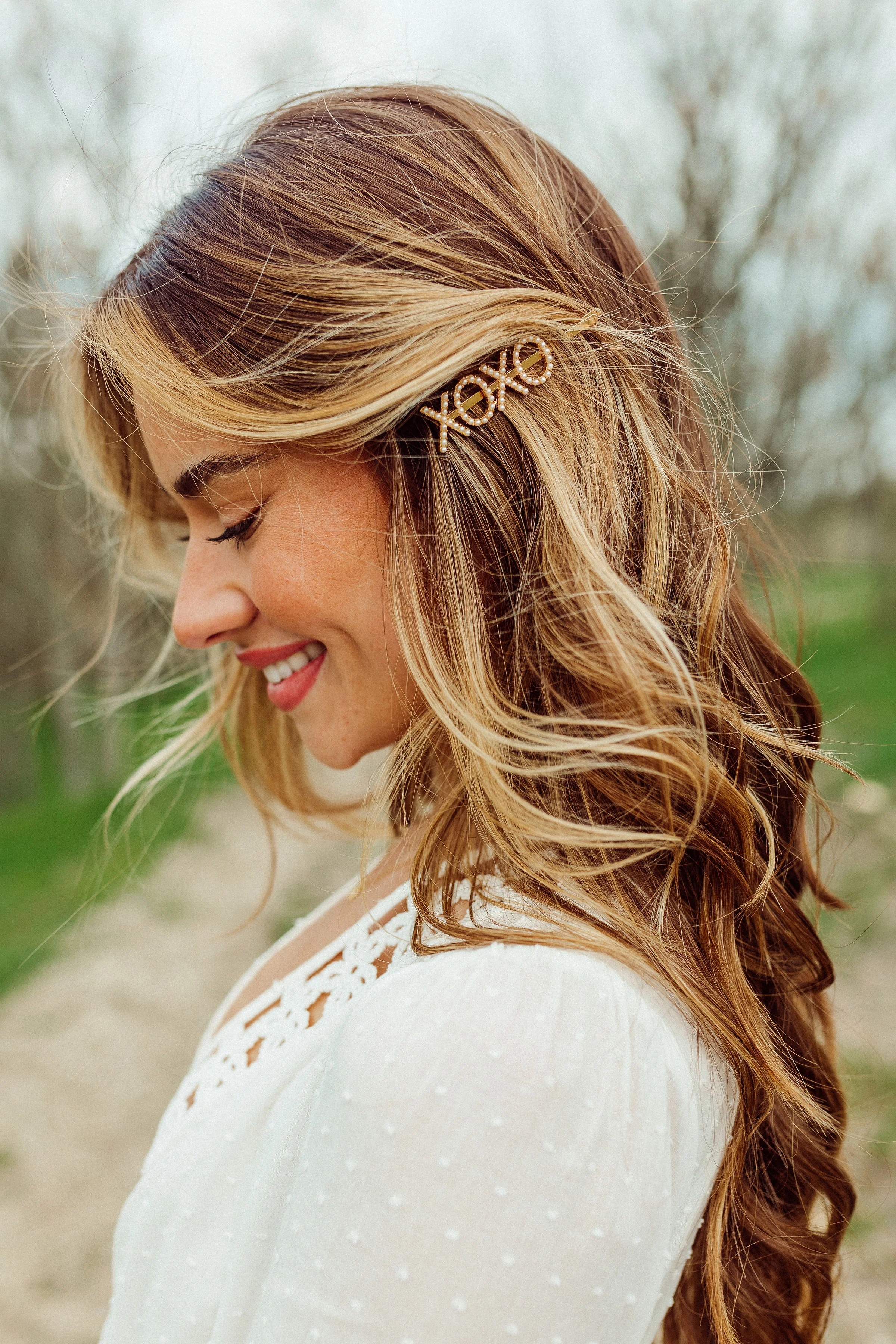 XOXO Pearl Bobby pin