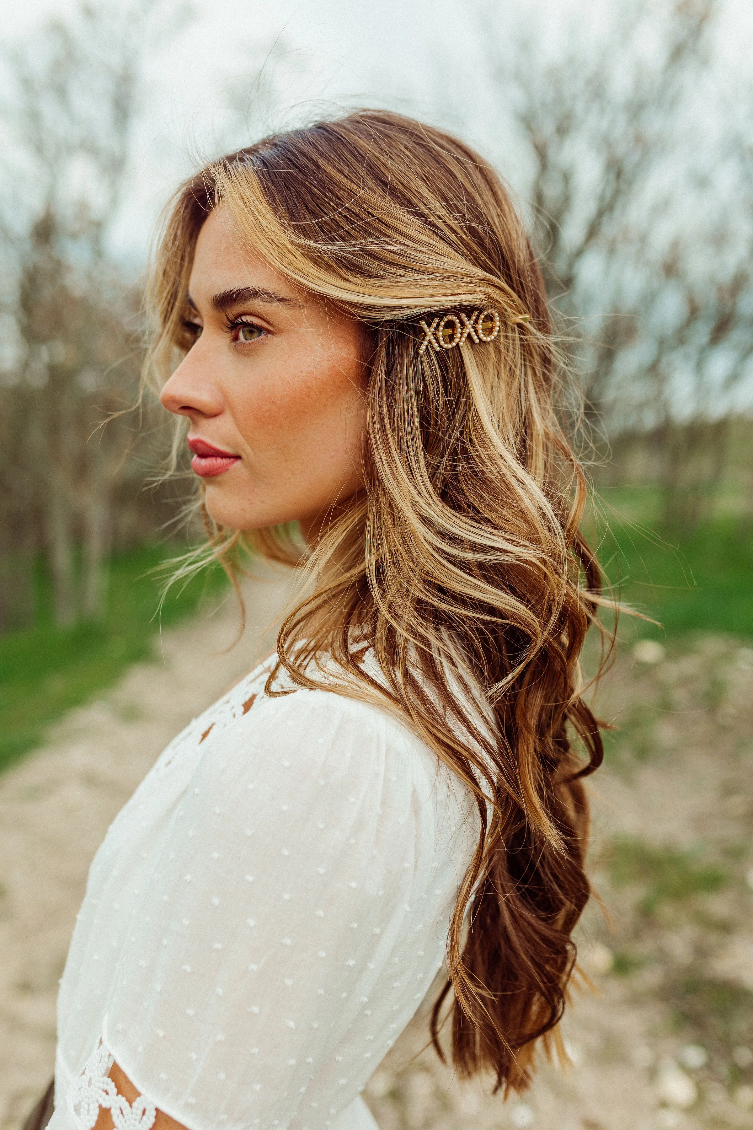 XOXO Pearl Bobby pin - Image 2